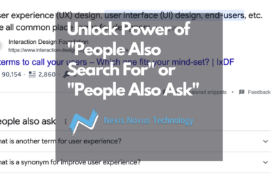 Unlock Power of “People Also Search For”: SEO & User Growth